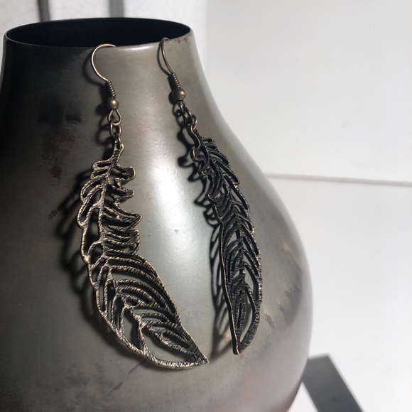 Feather Earrings - Picture 3 of 3